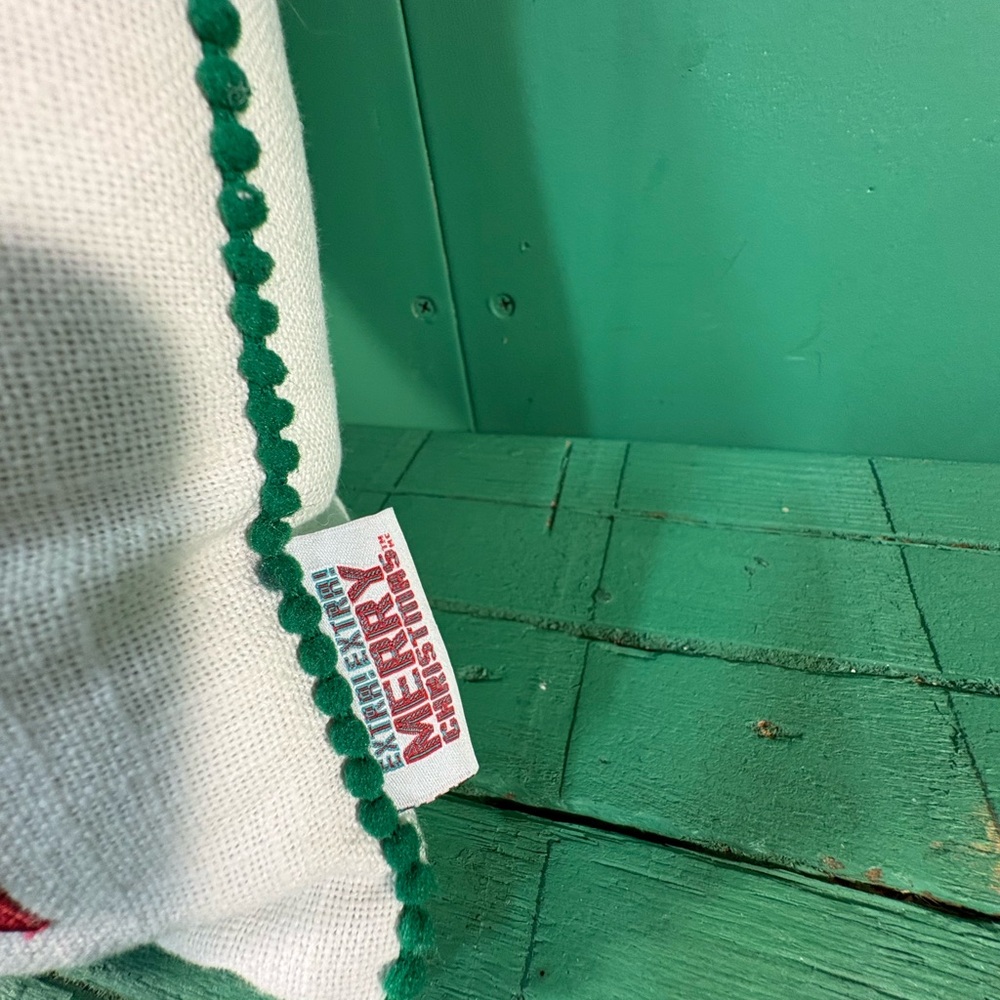 Festive North Pole Holiday Pillow - Picture 4 of 12